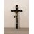 Crocifisso  del '700 in rame argentato