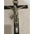 Crocifisso  del '700 in rame argentato