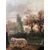 Coppia di dipinti emiliani dell'800 - Paesaggi con figure ed animali
