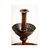 Finely crafted Middle Eastern copper candlestick. 19th century