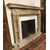 CHP275 - Precious antique stone fireplace, 17th century, from central Italy, dimensions cm W 245 x H 186 x D35
