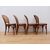 Gruppo quattro sedie stile thonet in faggio e paglia di Vienna - metà '900