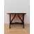 Console a mezzaluna fratinata in noce-metà 800-consolle-tavolino-tavolo da muro