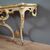 Lacquered console table