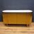 Vintage Gold Steel Credenza with Marble Top