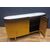 Vintage Gold Steel Credenza with Marble Top