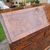 18th century English walnut and elm burl fall front desk