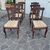 SET COMPLETO DI 6 SEDIE IN NOCE DELL’800