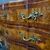 Elegant 18th-century Emilian chest of drawers in walnut and olive wood