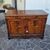 Pair of Bolognese sideboards, 1830, Charles X style in walnut briar