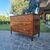 18th Century Louis XVI Modenese chest of drawers in walnut with various woods and inlays