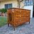 18th Century Louis XVI Modenese chest of drawers in walnut with various woods and inlays