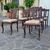 SET COMPLETO DI 6 SEDIE IN NOCE DELL’800