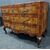 Elegant 18th-century Emilian chest of drawers in walnut and olive wood