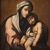 Italian painting Virgin with child from 18th century