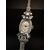 Orologio  in  platino   " Art  -  Dèco "   OMEGA  con  Diamanti