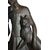 Scultura decò francese fanciulla con cane e gatto firmata da P. Sega - XX secolo