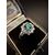 Anello  in  Platino  con  Smeraldo  e  Diamanti