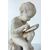 "Putto writing" - alabaster sculpture