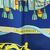 HERMES Foulard Vintage in Seta Col. Blu Carre 90