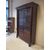 LIBRERIA A DUE PORTE IN MOGANO CON COLONNE PIENE STILE IMPERO EPOCA PRIMI 800 cm L148xP45xH228
