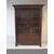 LIBRERIA A DUE PORTE IN MOGANO CON COLONNE PIENE STILE IMPERO EPOCA PRIMI 800 cm L148xP45xH228