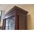 LIBRERIA A DUE PORTE IN MOGANO CON COLONNE PIENE STILE IMPERO EPOCA PRIMI 800 cm L148xP45xH228