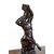 Bronze sculpture of a male nude with child – Ferdinando De Luca, Naples, late 19th century