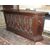 richly carved walnut, mis darb204 counter. cm 210 x 165 h 104