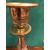 Coppia di candelabri in bronzo