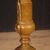 Lacquered and gilded torch holder from 19th century