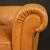 Italian design armchair in leather from the 70s