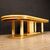 Italian conference table in exotic wood