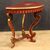 Italian lacquered and painted crescent console