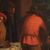 Italian painting Bamboccianti genre scene from the 17th century