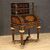 Inlaid roll-top bureau in Napoleon III style