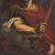 Rare Italian painting portrait of Julius Caesar from the 17th century