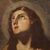 Antique Italian Magdalene painting from 17th century
