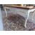 GRANDE TAVOLO A TIRO IN NOCE LACCATO STILE PROVENZALE   cm L163xP98xH76  aperto cm 253