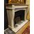 Chm531 white marble fireplace, ep. &#39;800, mis. Cm 126 x h 96     