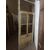 ptci471 glass door in walnut, with frame mis.tot. h 283 x 122 cm     