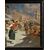 Mercato napoletano - Dipinto firmato - XX secolo - olio su tela