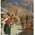 Mercato napoletano - Dipinto firmato - XX secolo - olio su tela