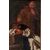 Dipinto con francescano e domenicano - XVII secolo - olio su tela