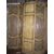ptl404 three 18th century lacquered double doors, mis. h cm 240 x wide 123 cm     