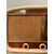 Antica radio a valvole, anni '50, 47x30x18cm Minerva