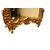 Finely carved and gilded wooden wall mirror - 19th century