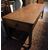 tav123 tavolo rustico con cassettone, mis. cm 225 x 80 x h 82