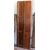 pan188 two doors, walnut, with lacquered moving frames h cm 260 x 38 cm each,     