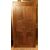 pti592 una  porta a losanghe in noce, epoca'700, piemontese;cm 99,5 x h 204 cm 3,5